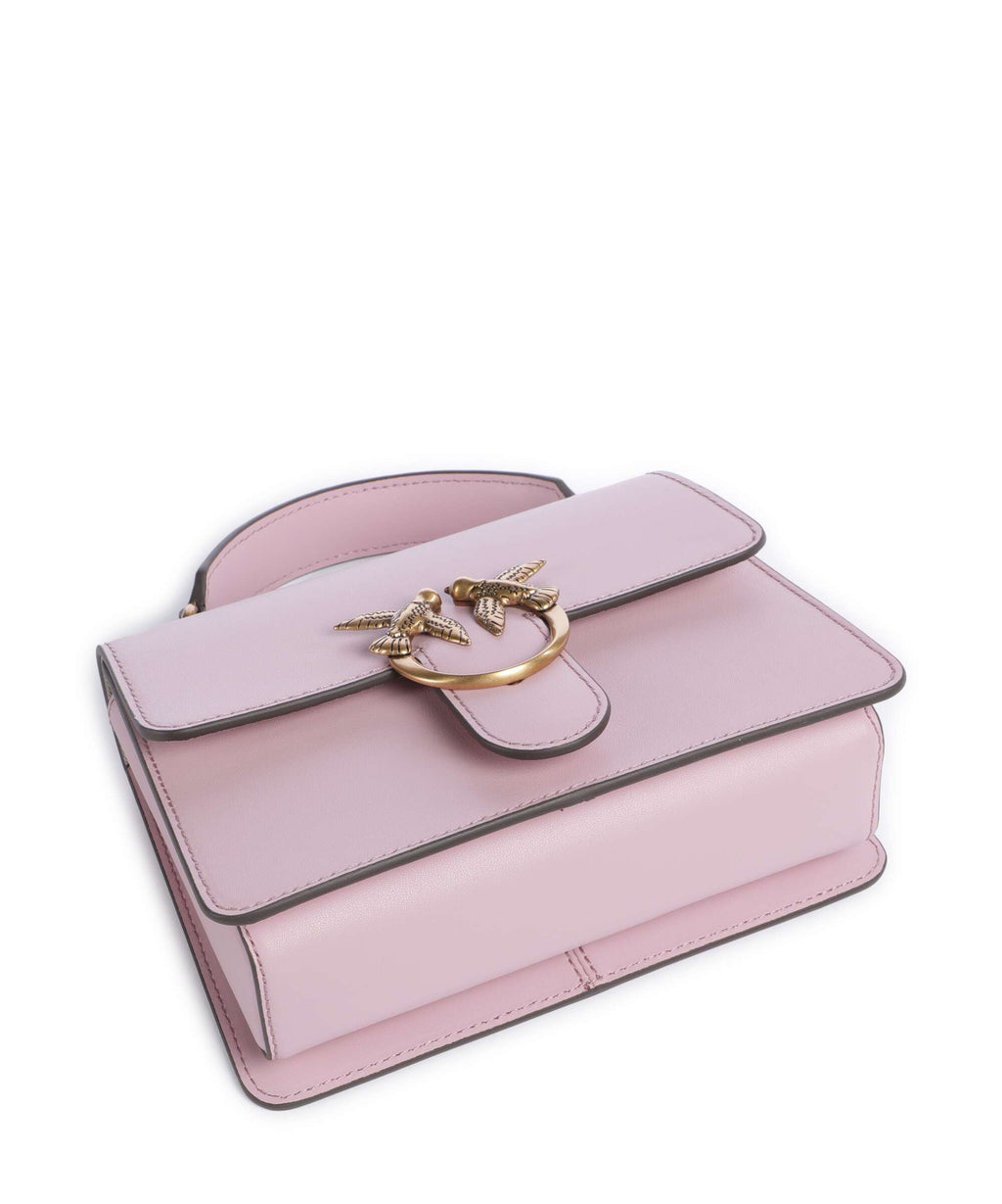Pinko Love One Mini Handbag rosa chiaro/antique gold