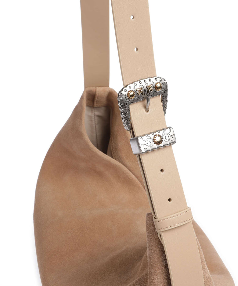 Pinko Big Hobo bag beige/scoiattolo/gal mix gold