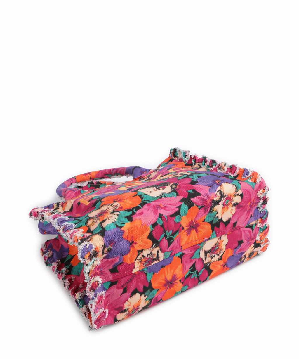 Pinko Beach Handbag fuxia/multicolor/antique gold