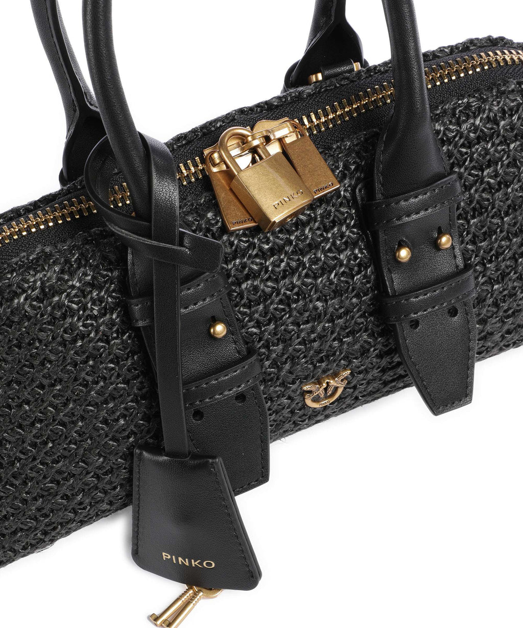 Pinko Bowling Horizontal Handbag nero/antique gold