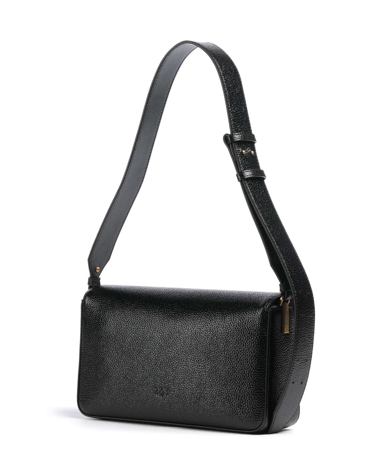 Pinko Love One Classic Slouchy Shoulder bag nero/antique gold