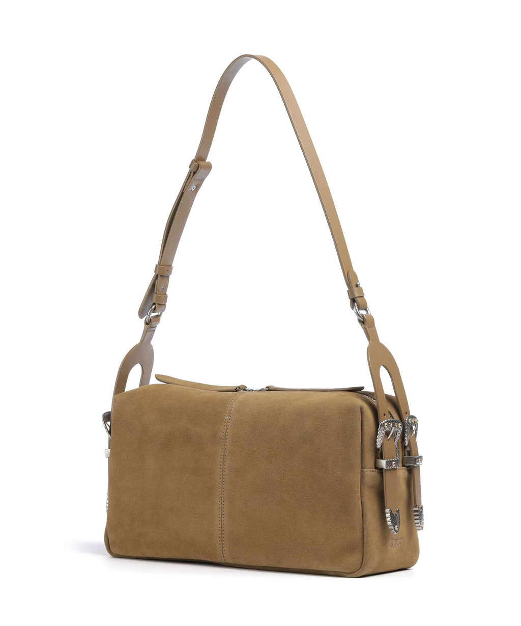 Pinko 24 Classic Shoulder bag verde canguro/old silver