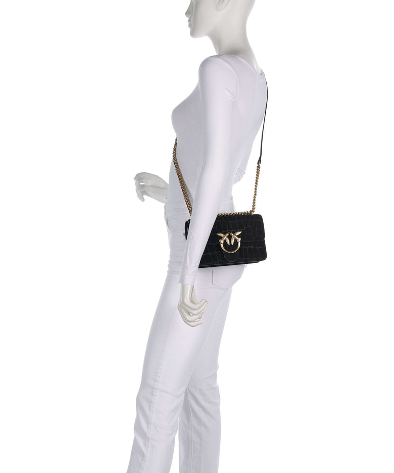 Pinko Love One Mini Shoulder bag nero/antique gold