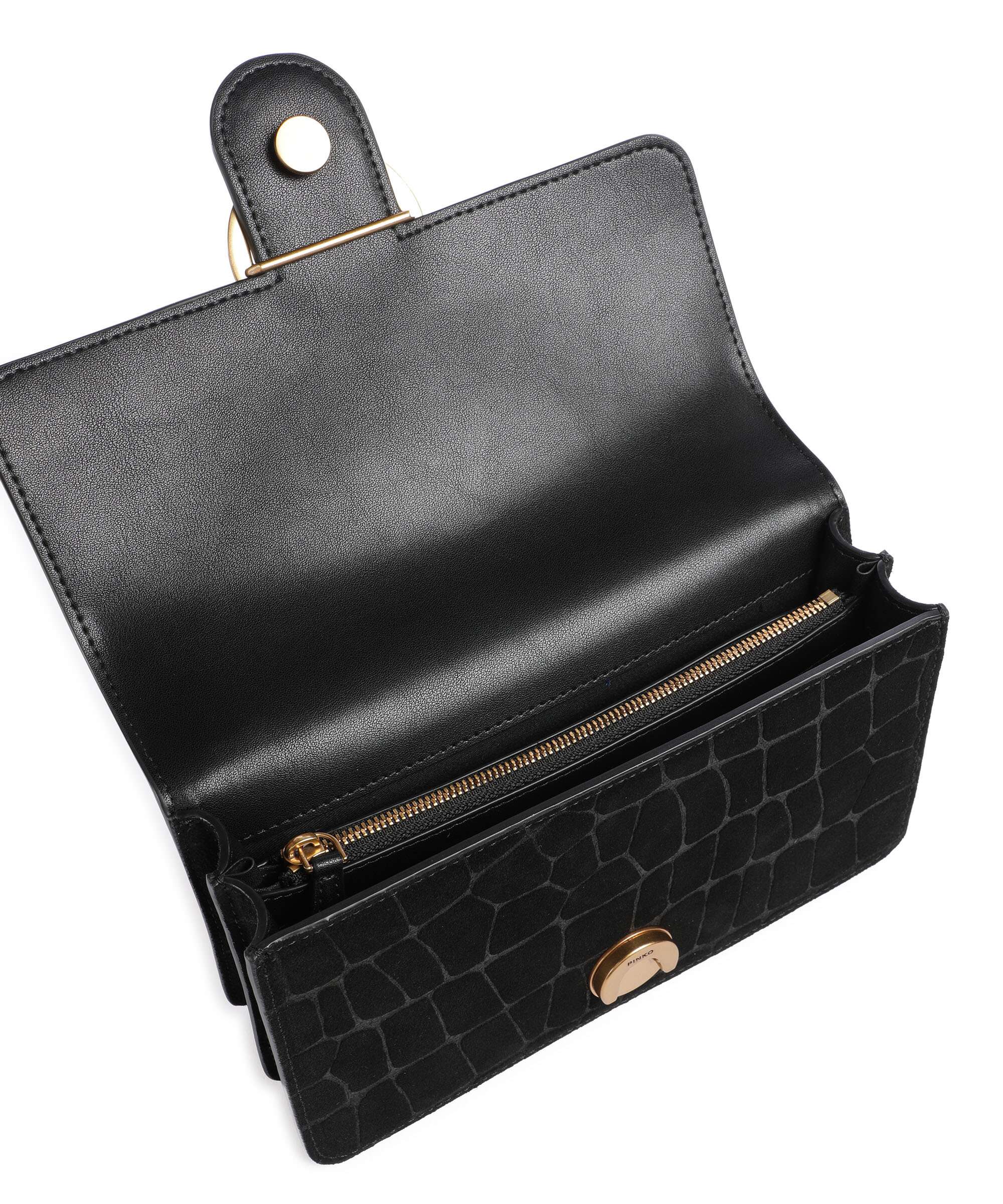 Pinko Love One Mini Shoulder bag nero/antique gold