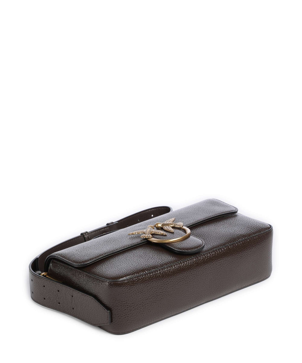 Pinko Love One Classic Slouchy Shoulder bag marrone/chicco di caffe/antique