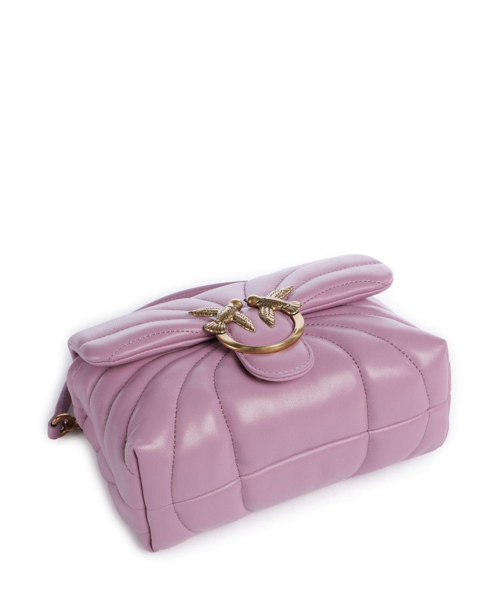 Pinko Love Puff Mini Shoulder bag lilla/antique gold