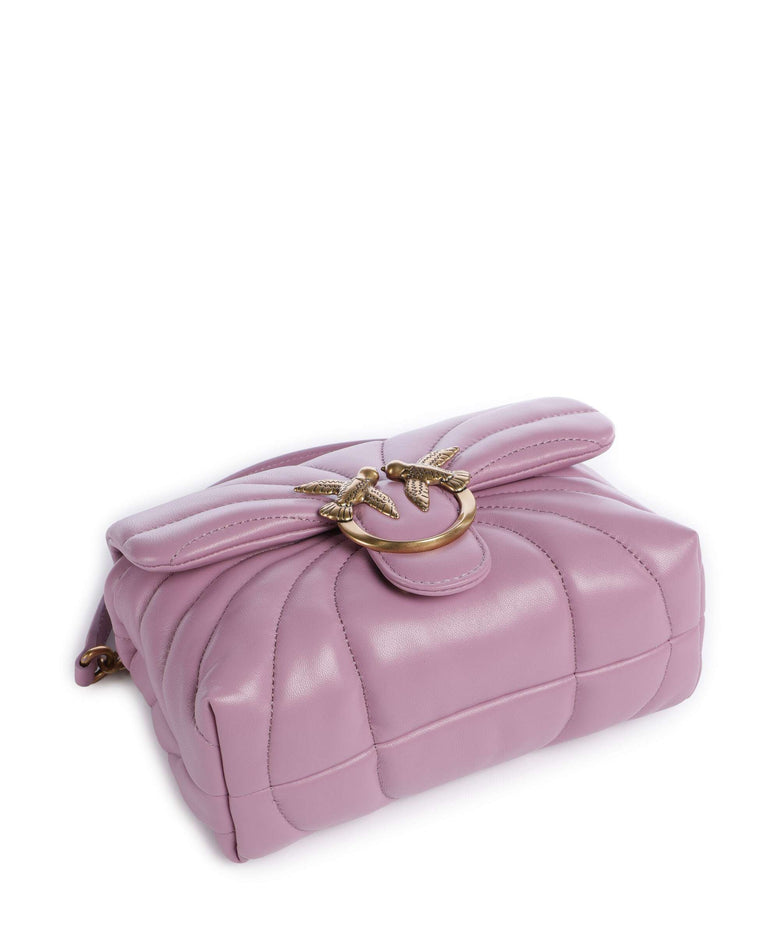 Pinko Love Puff Mini Shoulder bag lilla/antique gold