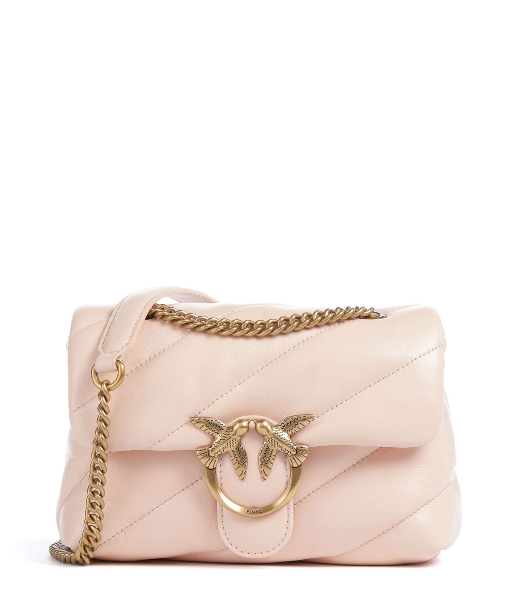 Pinko Love Puff Mini Shoulder bag light pink/antique gold
