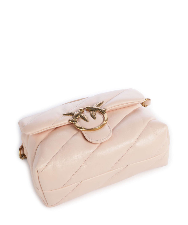 Pinko Love Puff Mini Shoulder bag light pink/antique gold