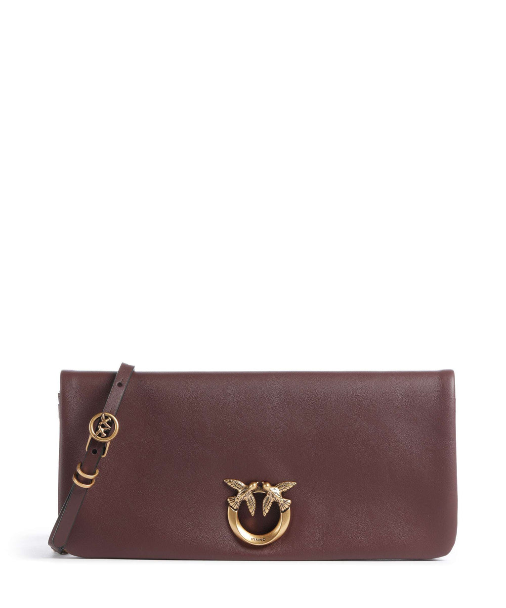 Pinko Click Soft Classic Crossbody bag castano intenso/antique gold