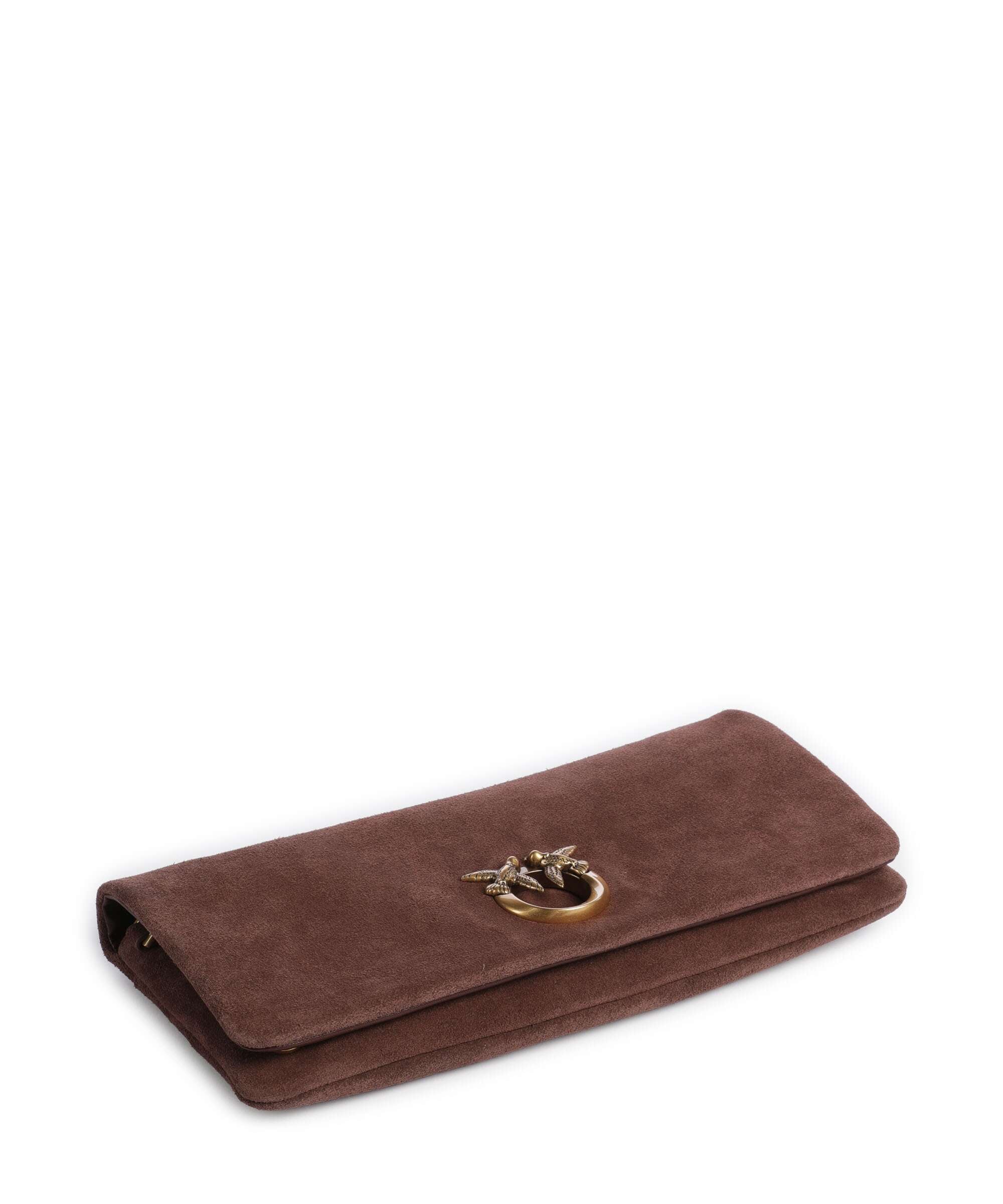 Pinko Click Soft Horizontal Classic Crossbody bag castano intenso/antique gold