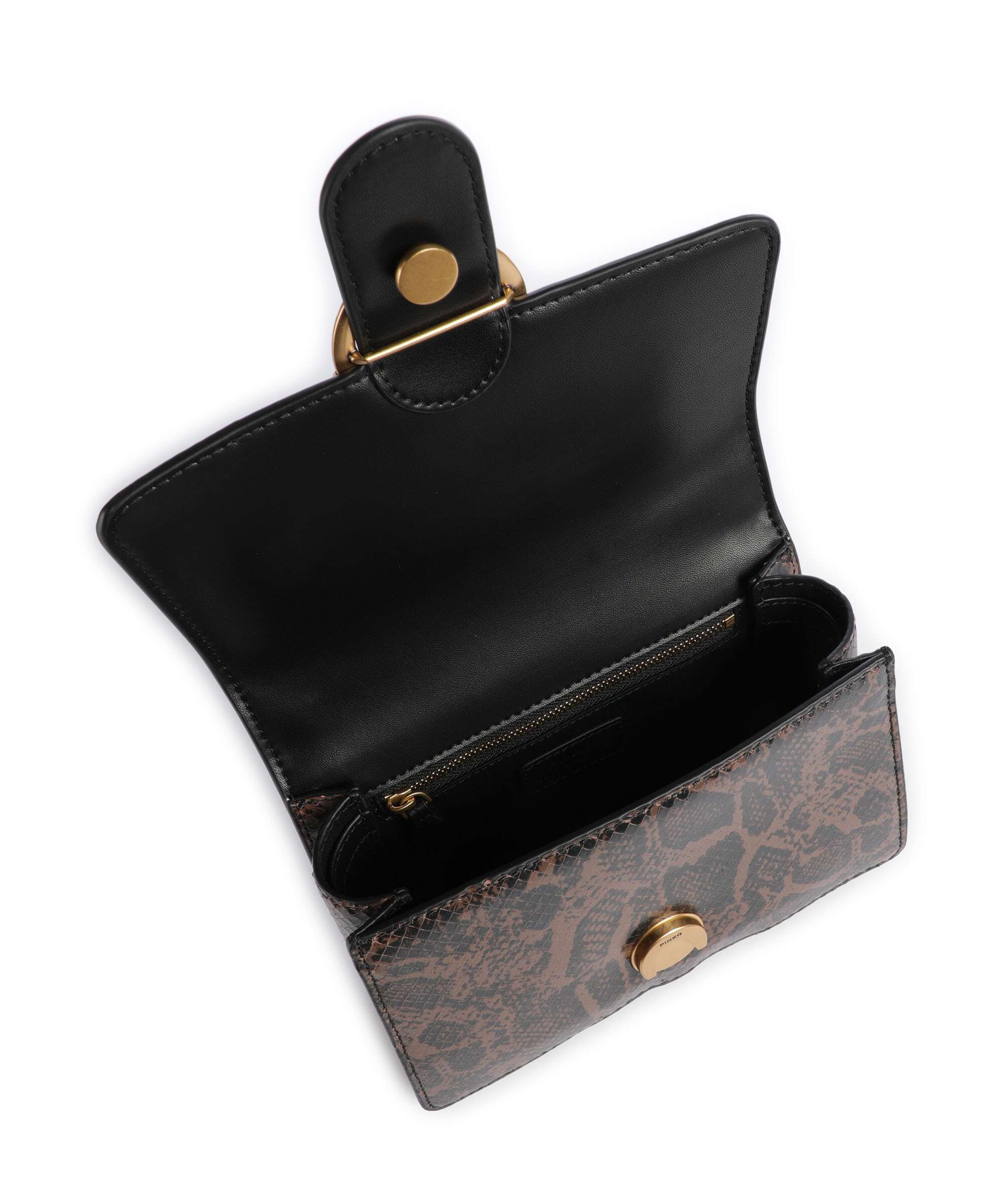 Pinko Love One Mini Crossbody bag roccia/marrone/antique gold