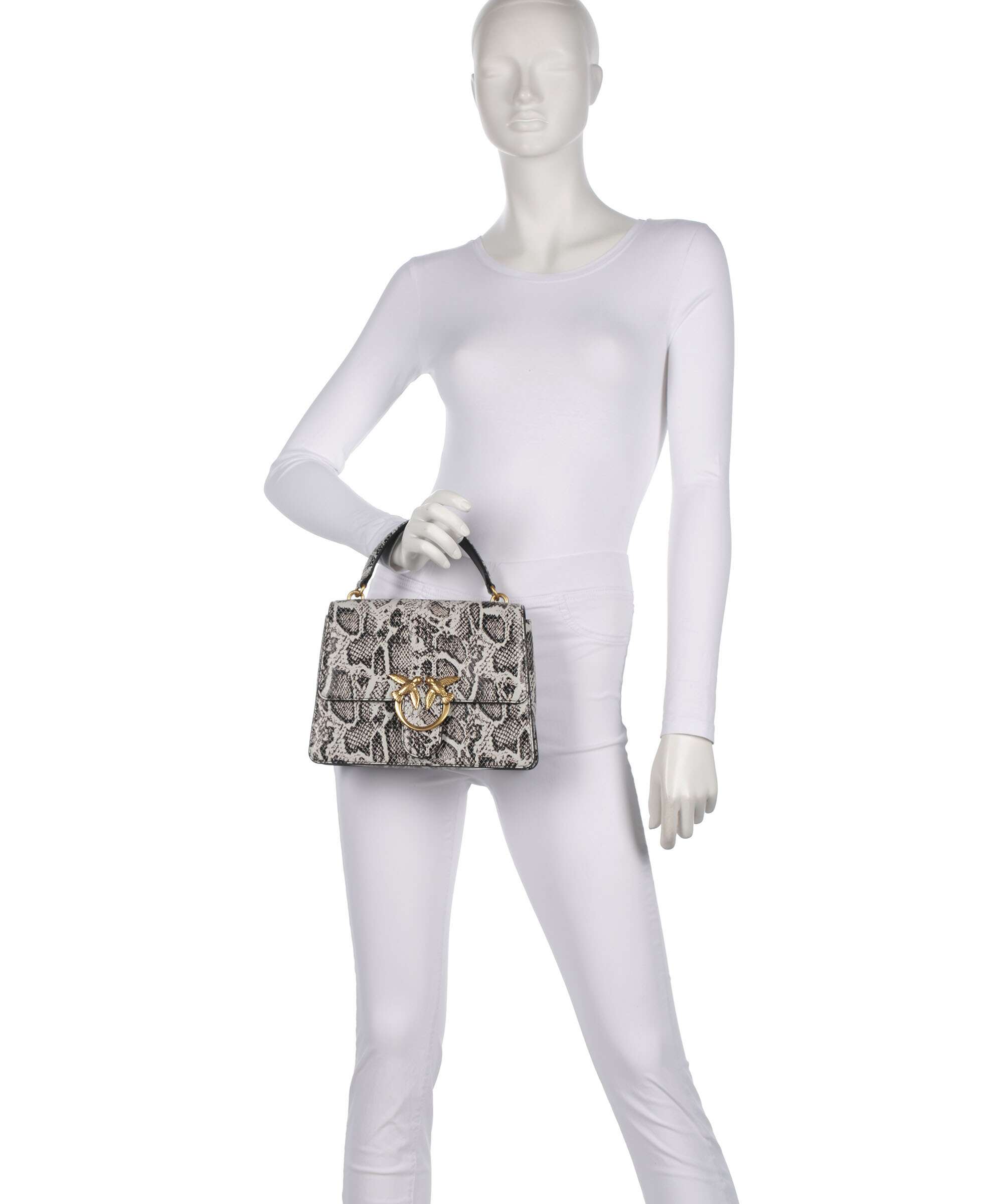 Pinko Love One Classic Handbag roccia/nero/antique gold