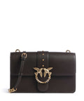 Pinko Love One Classic New Buckle Crossbody bag marrone marasca/antique gold