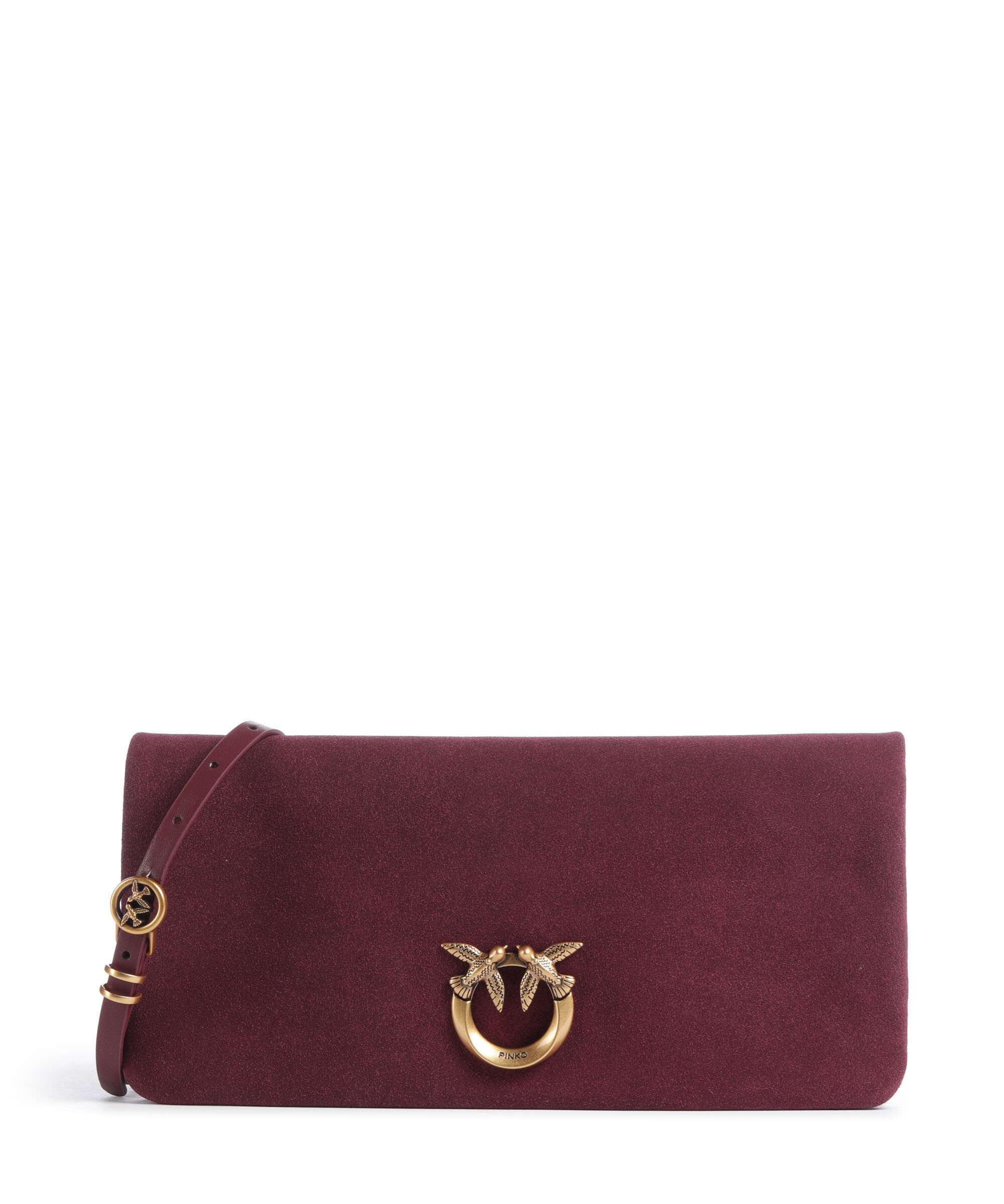 Pinko Click Soft Horizontal Classic Crossbody bag ribes intenso/antique gold