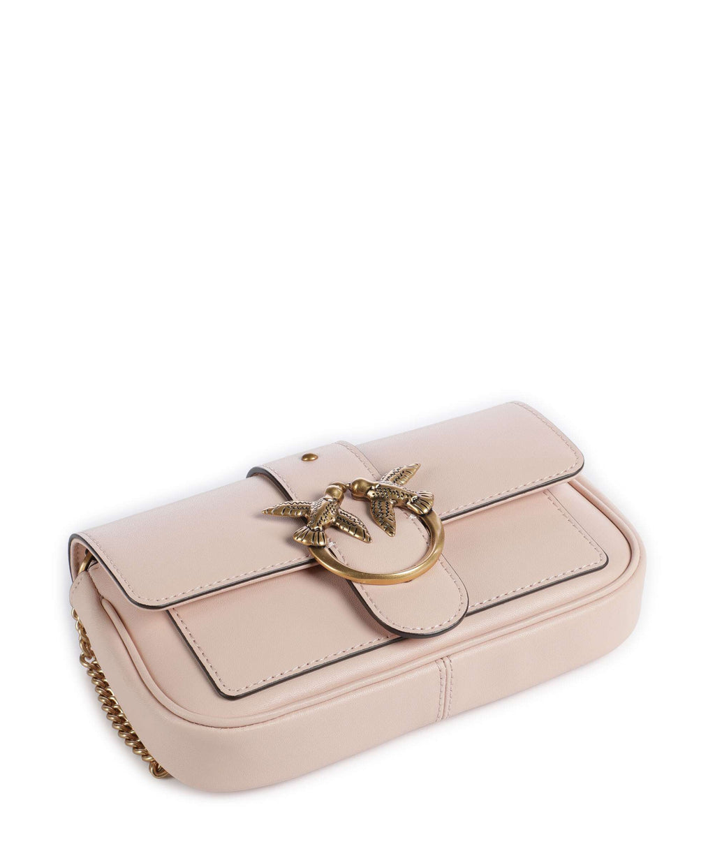 Pinko Love One Pocket Wallet rosa cammeo/antique gold