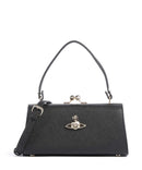 Vivienne Westwood Doll Frame Saffiano XL Sac à main black