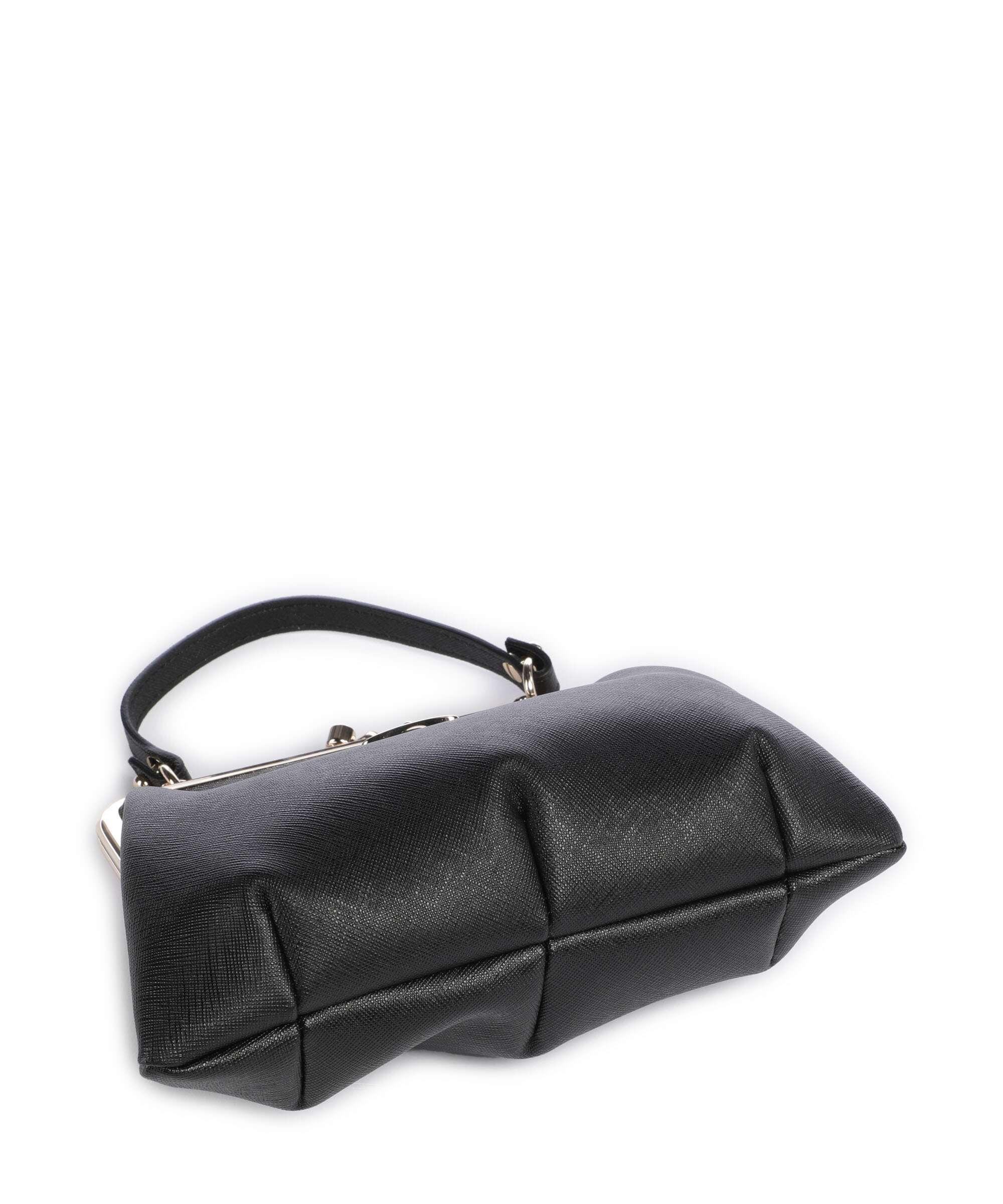 Vivienne Westwood Granny Frame Saffiano Handbag black