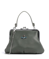 Vivienne Westwood Granny Frame Nappa Crossbody tas green