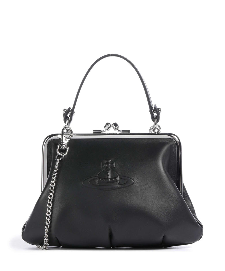 Vivienne Westwood Granny Frame Nappa Handbag black