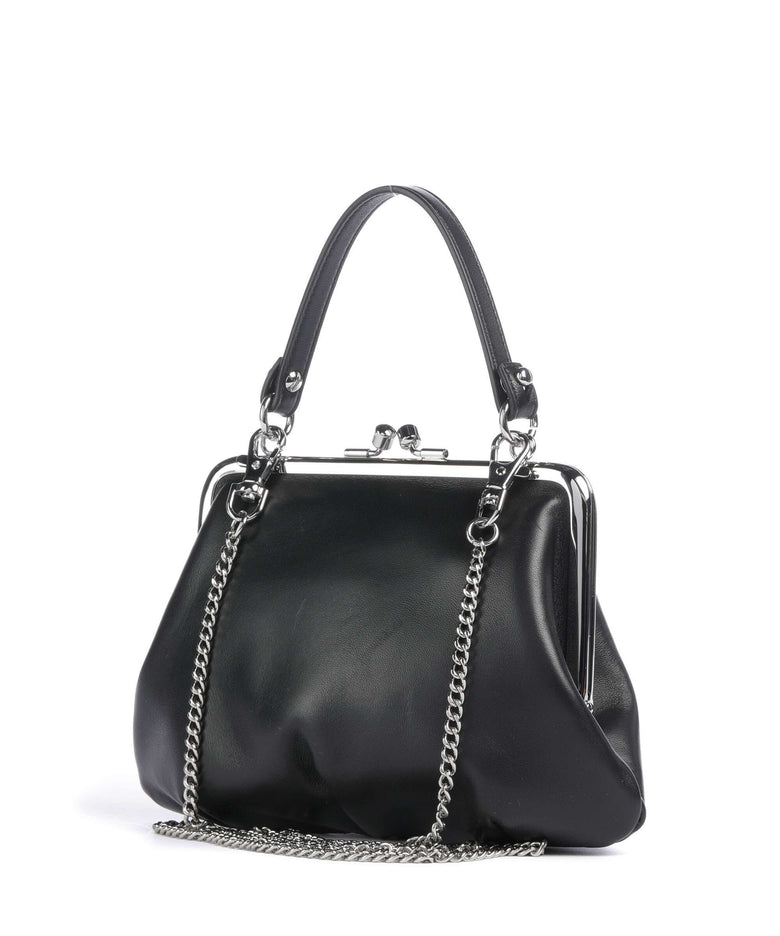 Vivienne Westwood Granny Frame Nappa Handbag black
