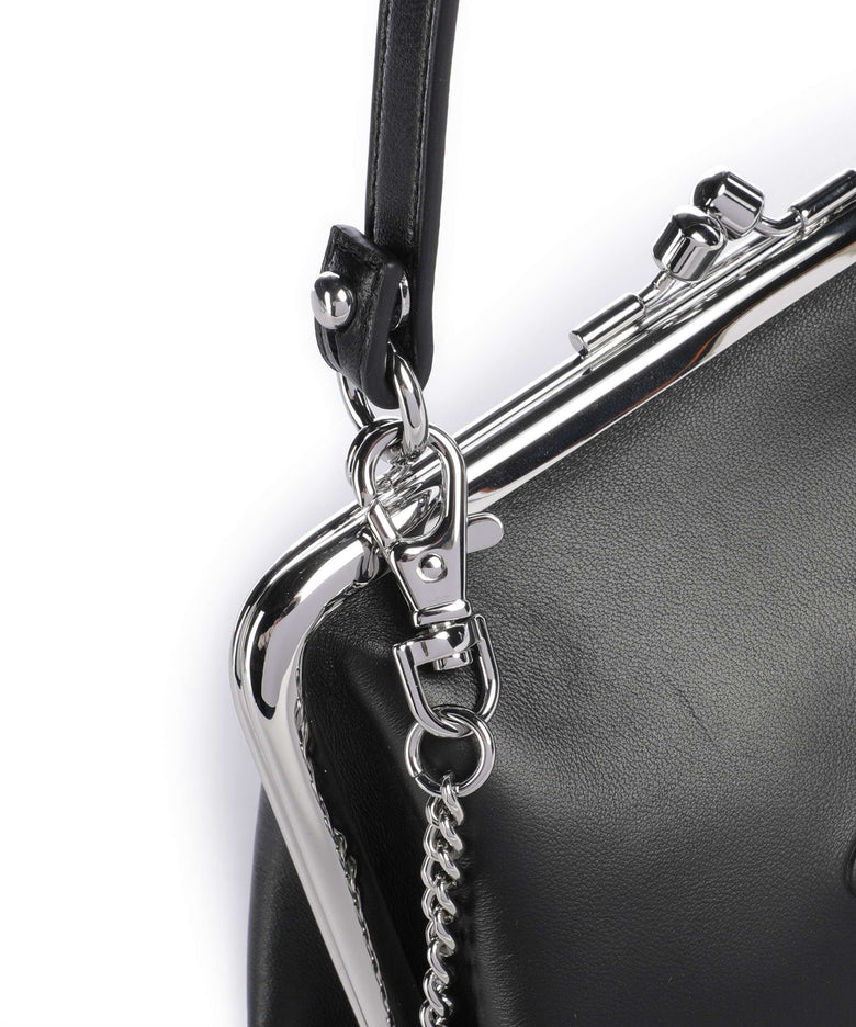 Vivienne Westwood Granny Frame Nappa Handbag black