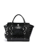 Vivienne Westwood Betty Embossed Croc Medium Sac à main black