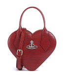 Vivienne Westwood Josephine Heart Embossed Croc Mini Sac à main red