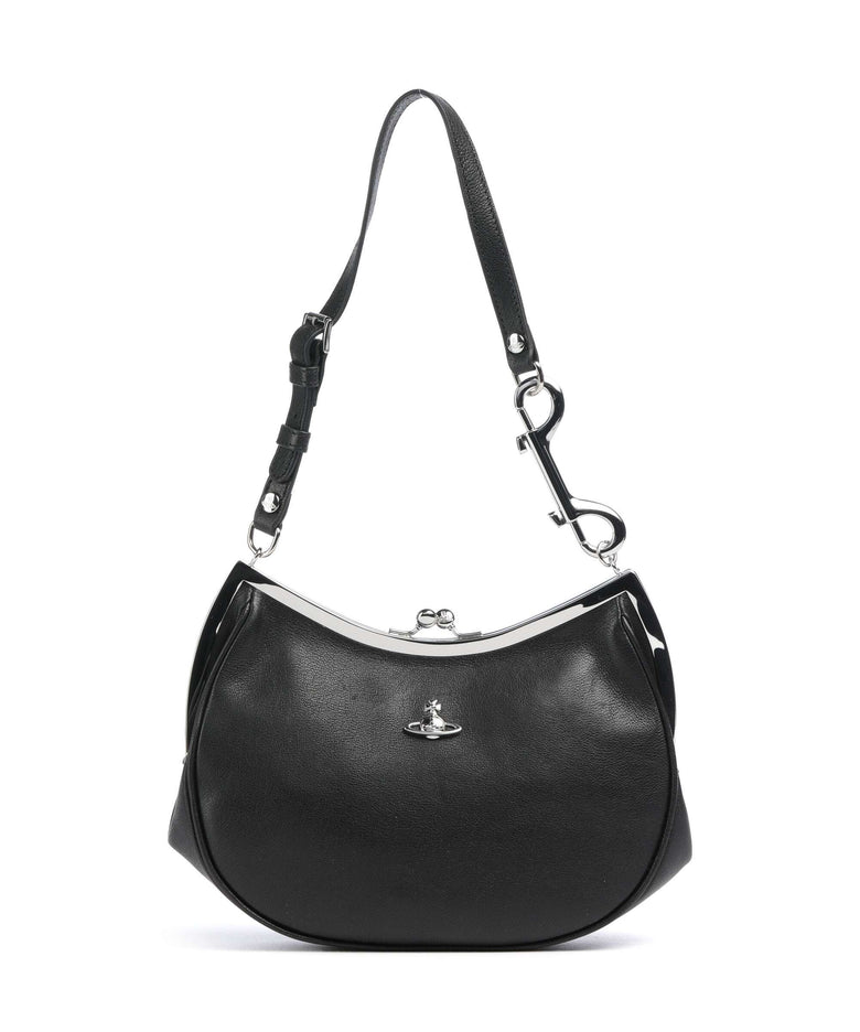 Vivienne Westwood Charm Frame Supple Shoulder bag black