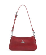 Vivienne Westwood Tasha Embossed Croc Mini Sac porté épaule red