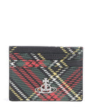 Vivienne Westwood Saffiano Printed Creditcardhouder chelsea tartan