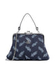 Vivienne Westwood Granny Frame Ripped Denim Crossbody tas indigo