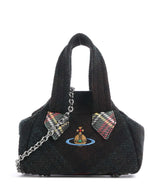 Vivienne Westwood Archive Harris Tweed Check Mini Crossbody bag dark check