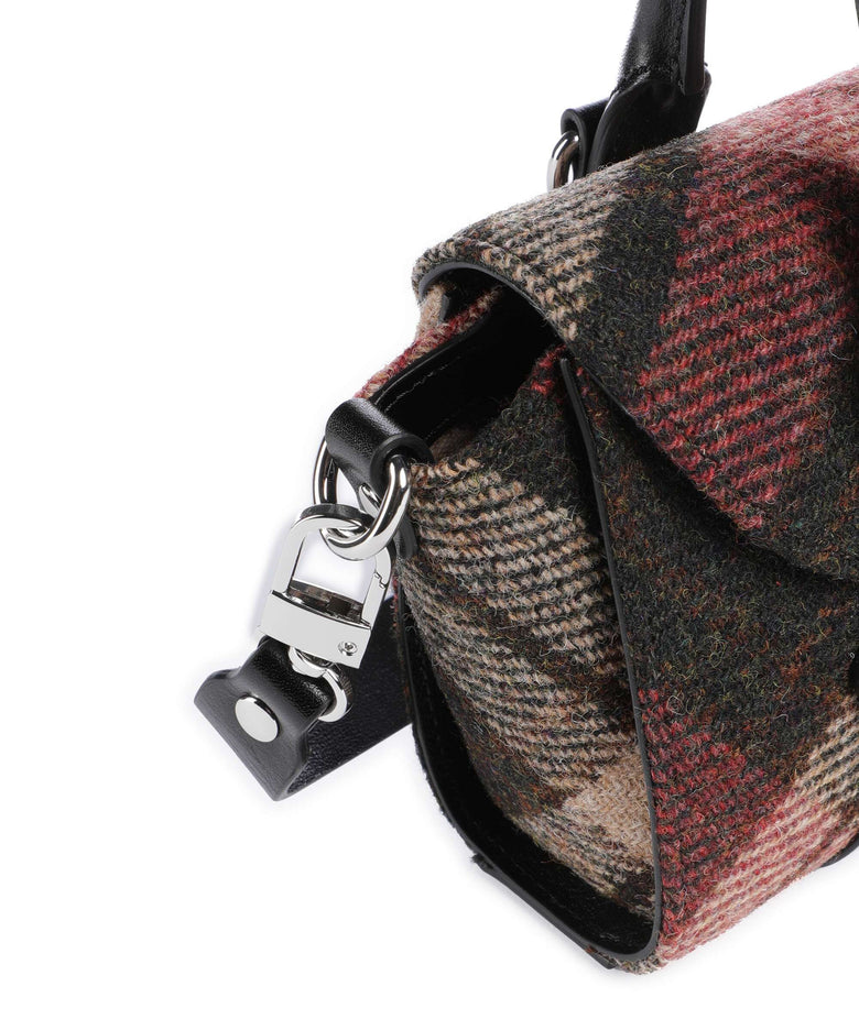 Vivienne Westwood Bettina Harris Tweed Check Mini Handbag light check
