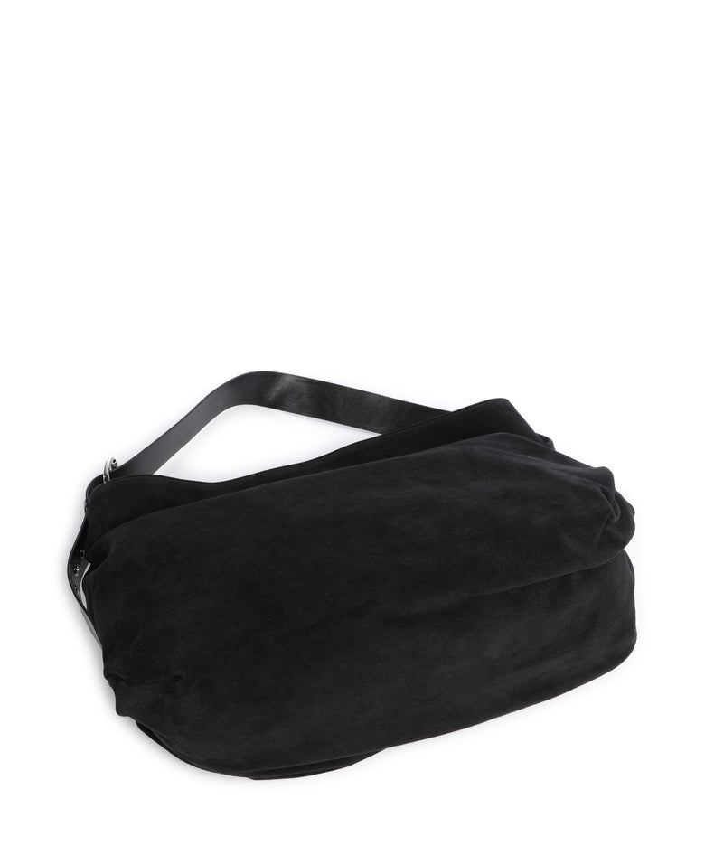 Vivienne Westwood Maxime Suede Large Hobo bag black