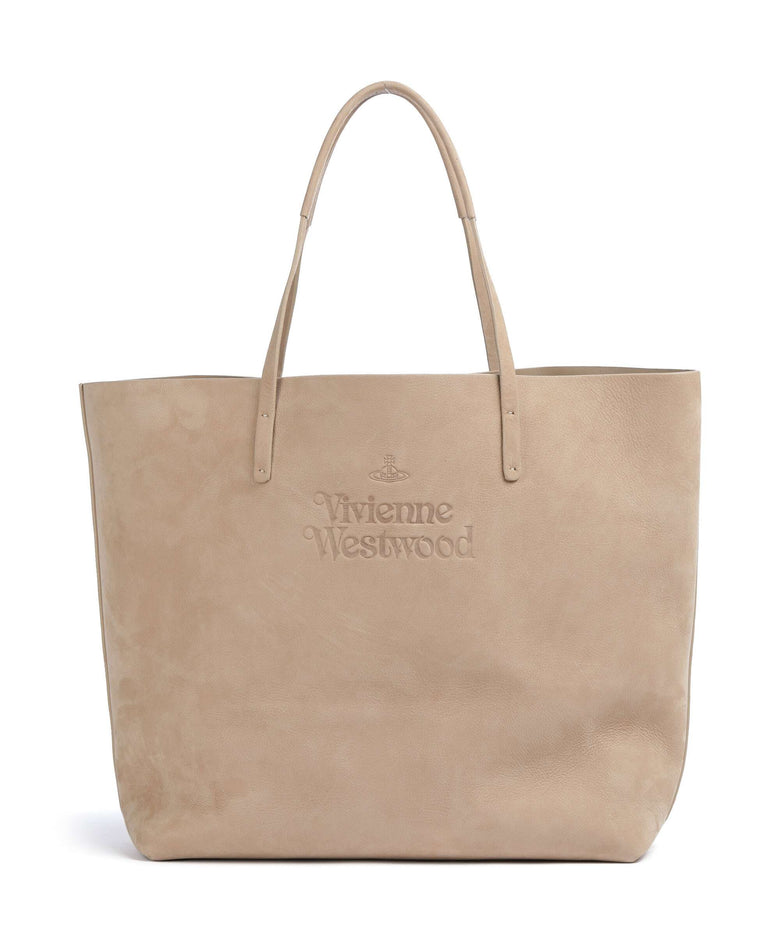 Vivienne Westwood Studio Nubuck Tote bag beige