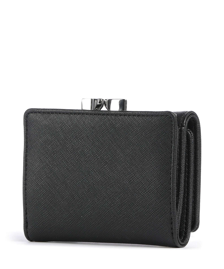 Vivienne Westwood Frame Saffiano Plain Small Wallet black