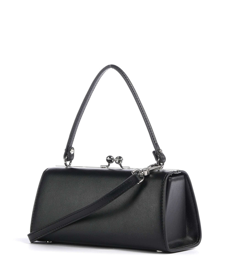 Vivienne Westwood Doll Frame Smooth XL Handbag black