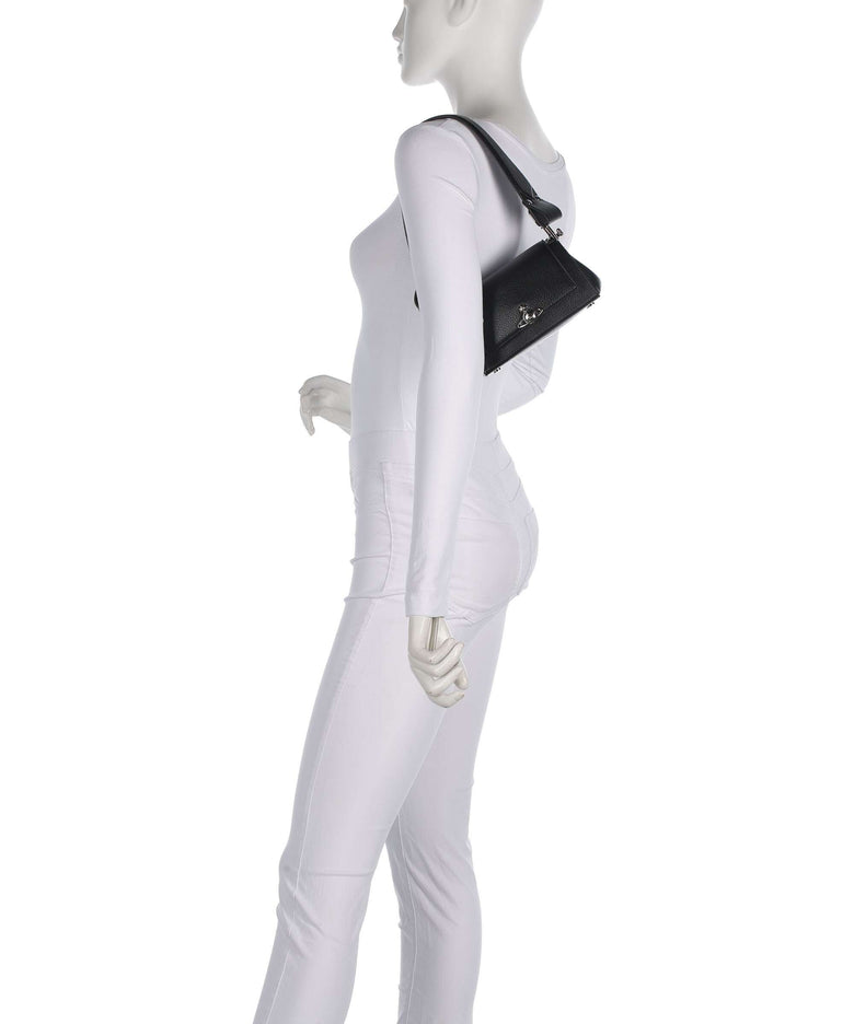 Vivienne Westwood Hazel Grain Small Shoulder bag black