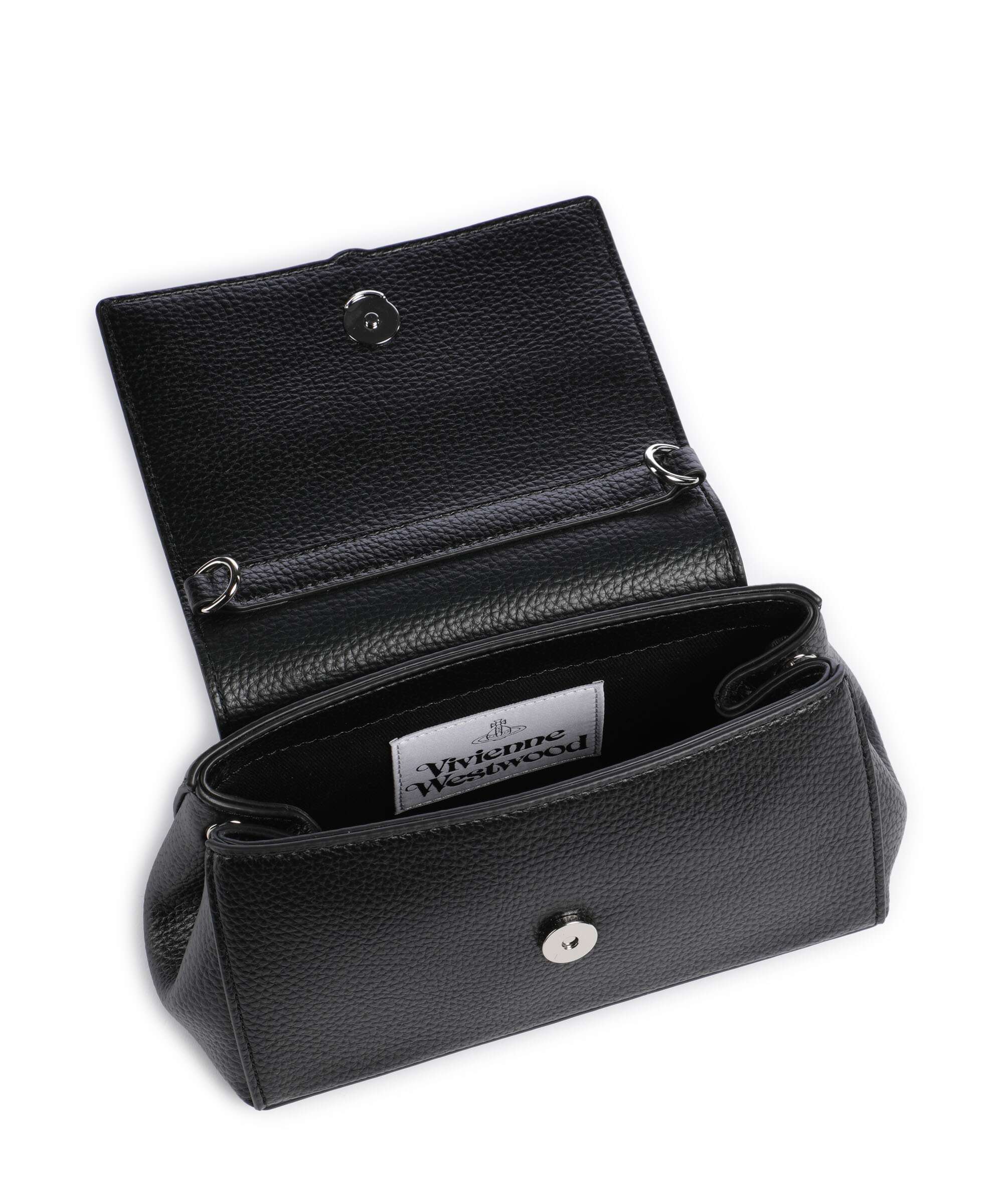 Vivienne Westwood Hazel Grain Small Shoulder bag black