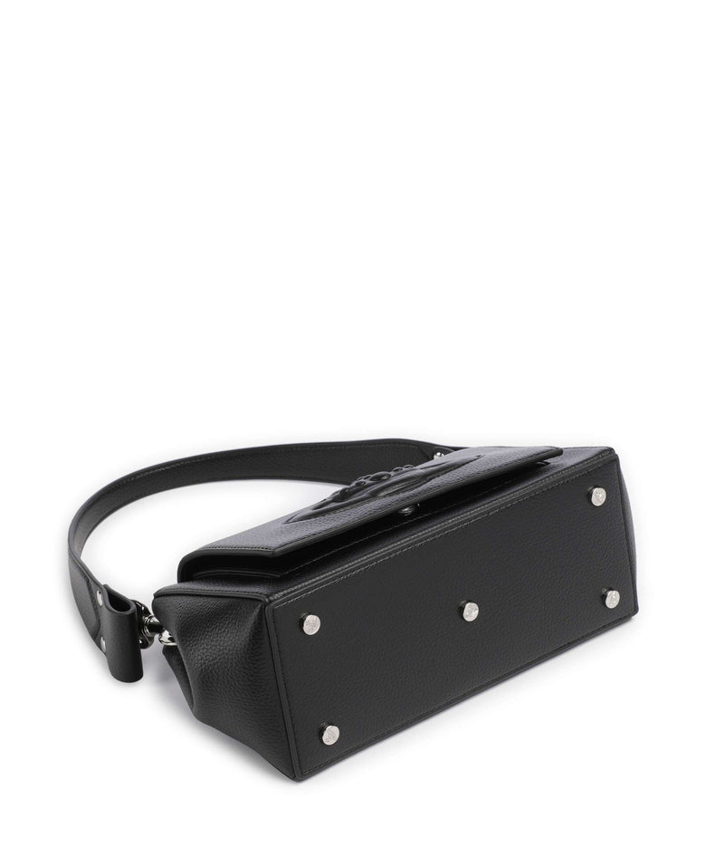 Vivienne Westwood Hazel Grain Medium Shoulder bag black