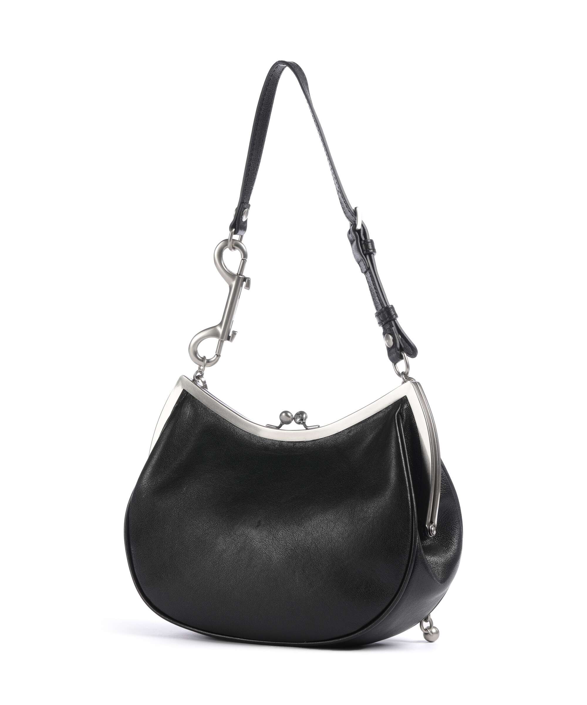 Vivienne Westwood Charm Frame Supple Shoulder bag black/dark silver