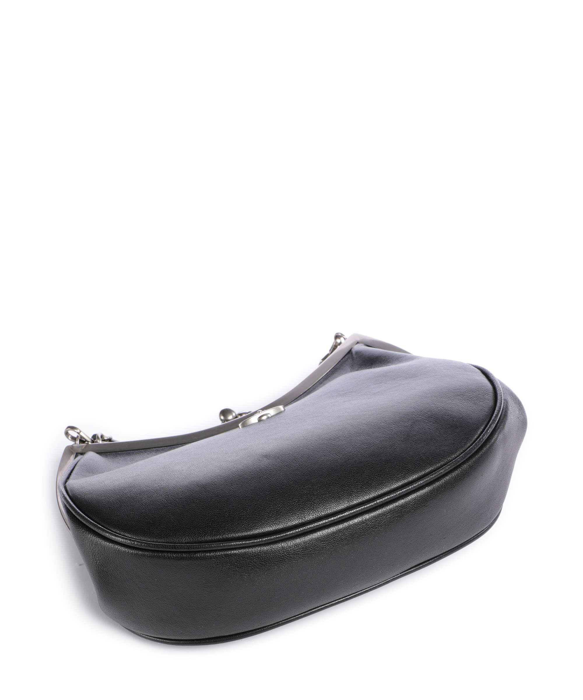 Vivienne Westwood Charm Frame Supple Shoulder bag black/dark silver
