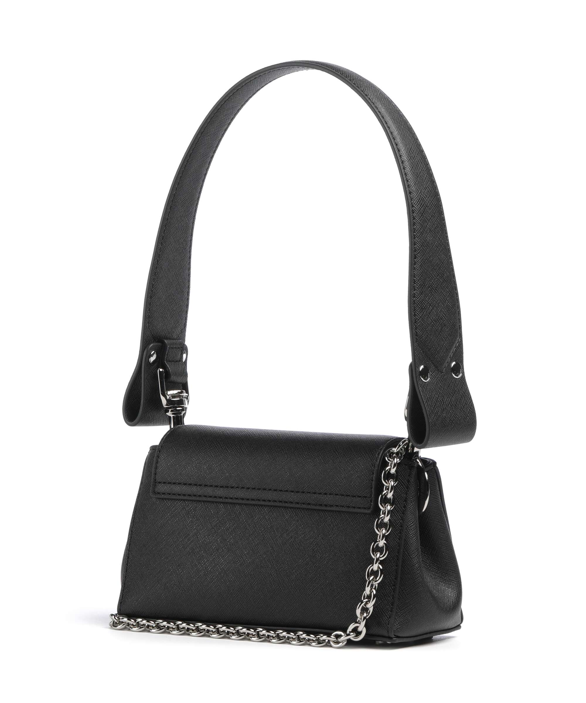 Vivienne Westwood Hazel Saffiano Plain Small Shoulder bag black