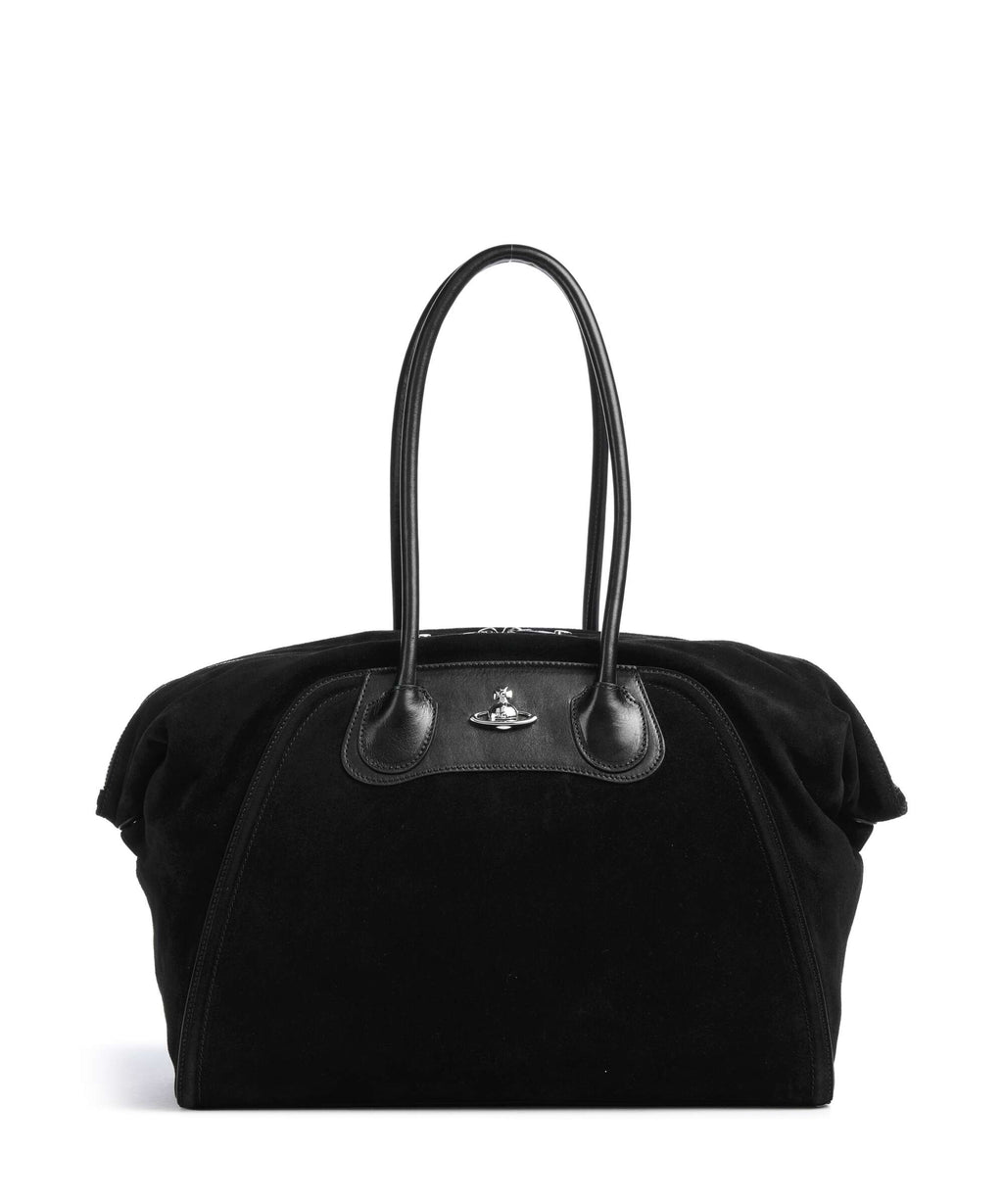 Vivienne Westwood Shirley Suede Tote bag black