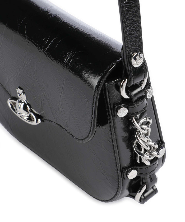 Vivienne Westwood Hunter Naplak Shoulder bag black