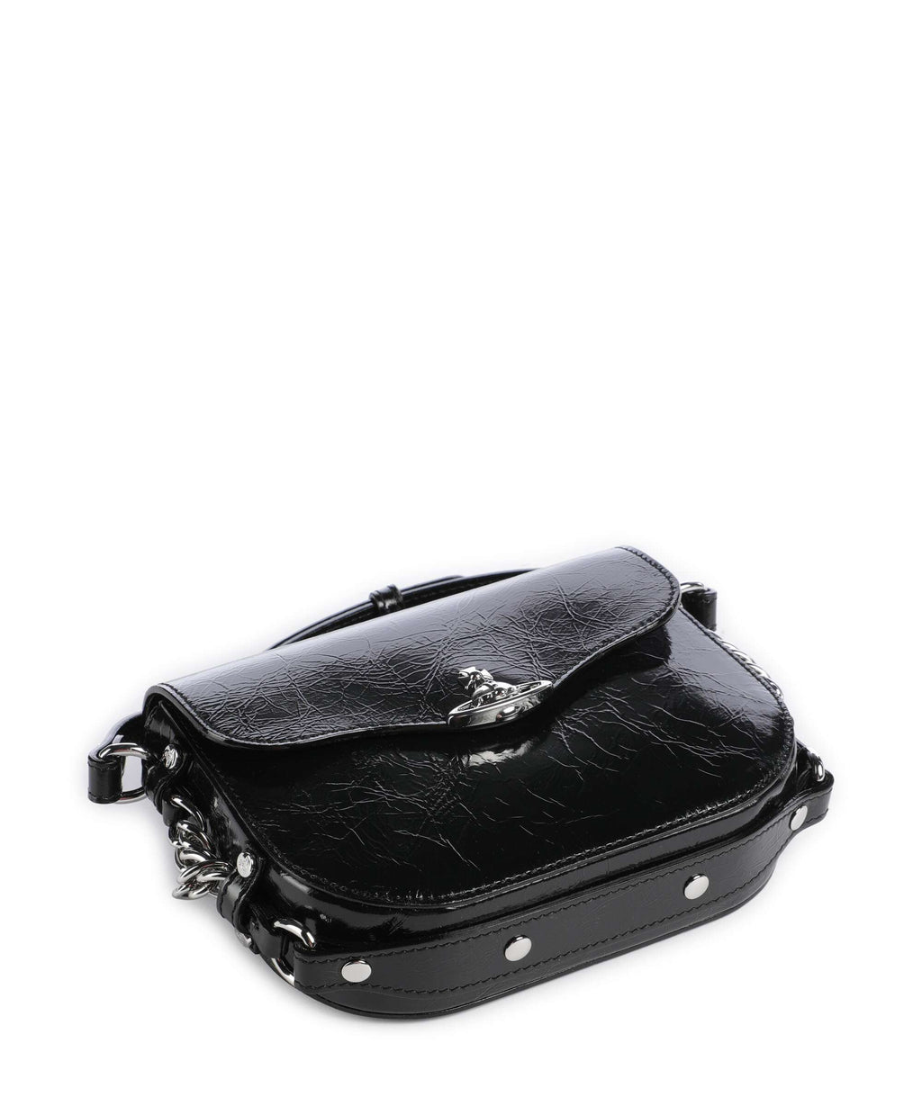 Vivienne Westwood Hunter Naplak Shoulder bag black