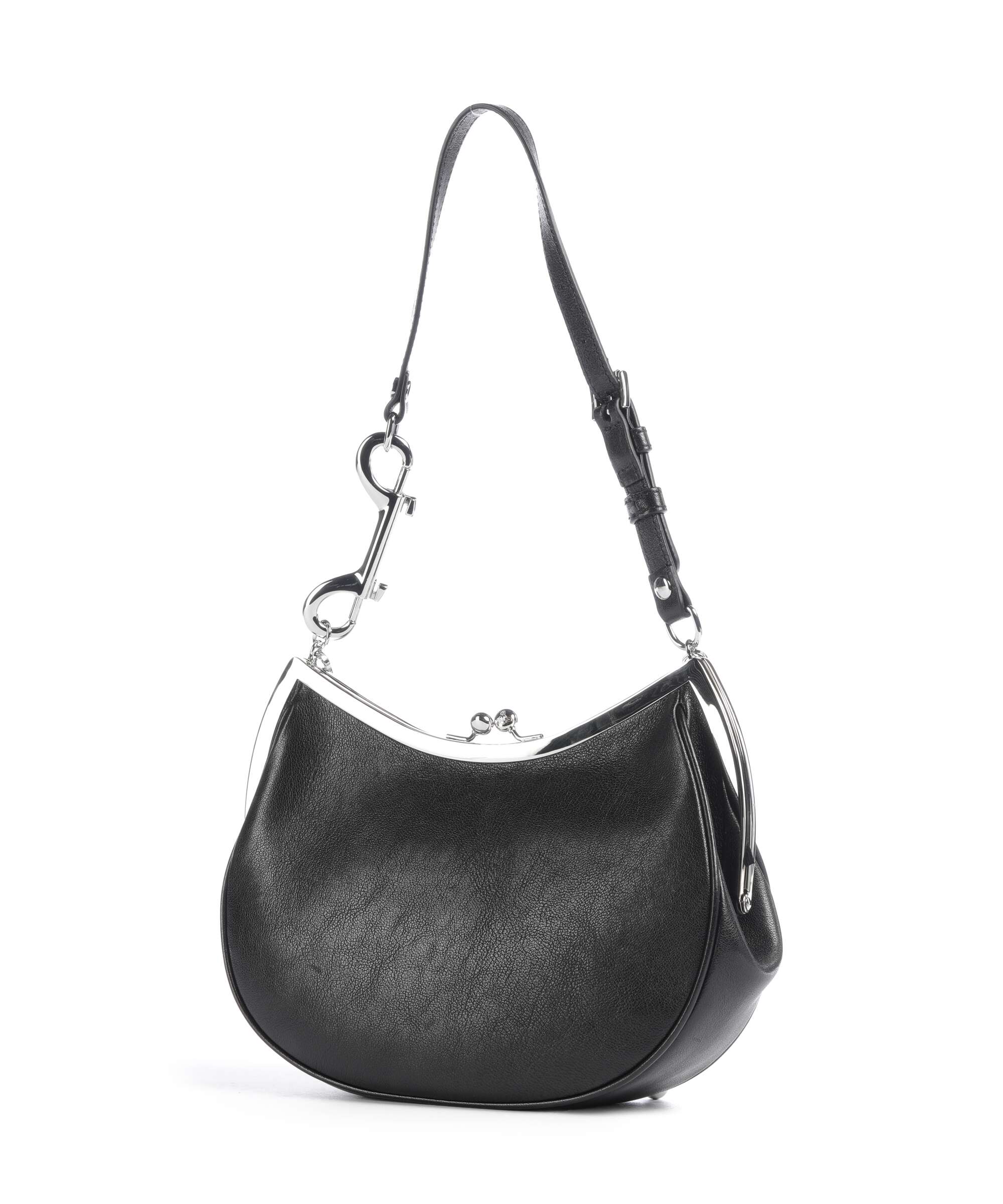 Vivienne Westwood Charm Frame Supple Shoulder bag black