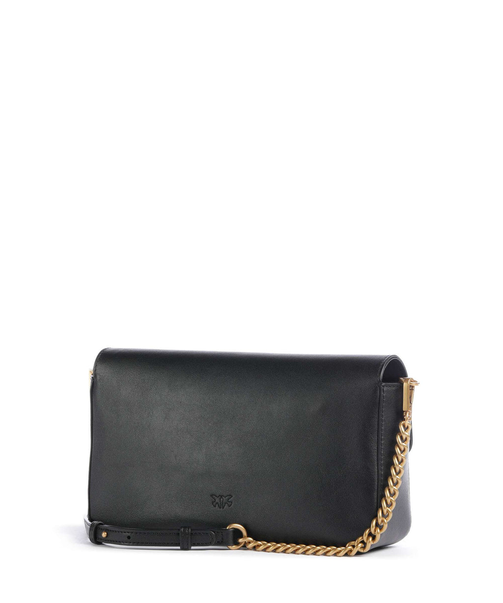 Pinko Love One Classic Slouchy Crossbody bag nero/antique gold