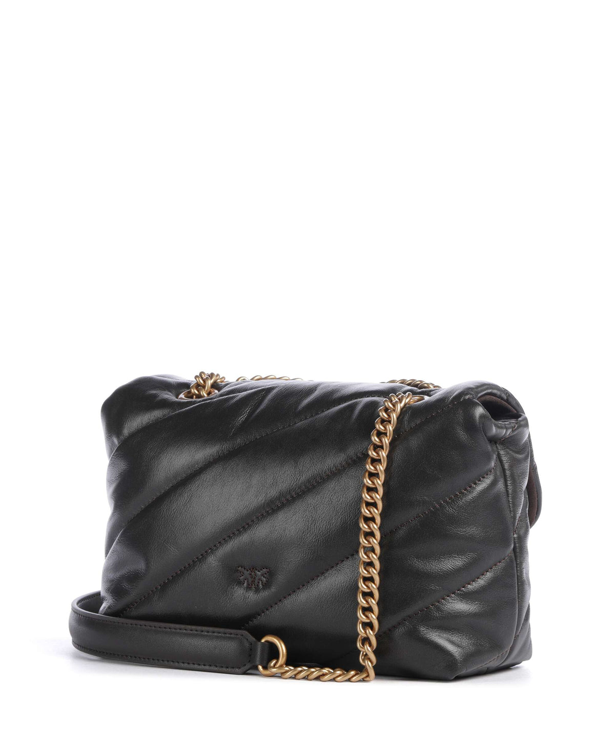 Pinko Love Puff Mini Shoulder bag marrone/caffe/antique gold